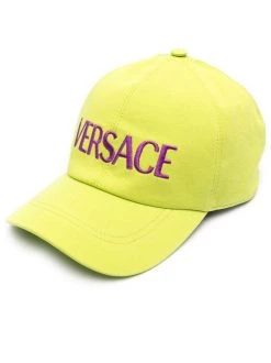 ( Nouvelle Collection ) Versace Casquette à Logo Brodé Homme