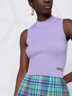 ( Nouvelle Collection ) Versace 1L720 LILAC Haut Sans Manches En Maille Femme 10 ( Nouvelle Collection ) Versace 1L720 LILAC Haut Sans Manches En Maille Femme -Pas Cher Versace Boutique 17691556 37125978 600