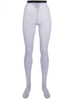 ( Nouvelle Collection ) Versace Collants à Imprimé La Greca Femme