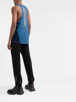 ( Nouvelle Collection ) Versace 6U700 BLUE Débardeur à Imprimé La Greca Homme -Pas Cher Versace Boutique 17694248 4c87abd5 47c2 4696 9759 aa643e52c004 600