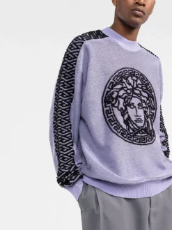 ( Nouvelle Collection ) Versace Sweat à Imprimé Greca 1L720 LILLAC 7 ( Nouvelle Collection ) Versace Sweat à Imprimé Greca 1L720 LILLAC -Pas Cher Versace Boutique 17695110 19045f8a 8b44 4622 a273 645d46d29cf8 600