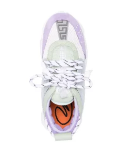 Versace 2L340 MULTICOLOR Baskets Chain Reaction Femme 7 Versace 2L340 MULTICOLOR Baskets Chain Reaction Femme -Pas Cher Versace Boutique 17698744 37037677 600