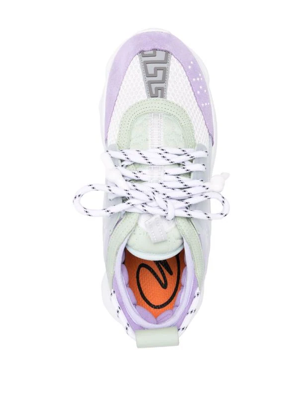 Versace 2L340 MULTICOLOR Baskets Chain Reaction Femme 4 Versace 2L340 MULTICOLOR Baskets Chain Reaction Femme – Image 4