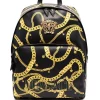 ( Nouvelle Collection ) Versace 5B00V BLACK+GOLD-VERSACEGOLD Sac à Dos Medusa Imprimé Homme