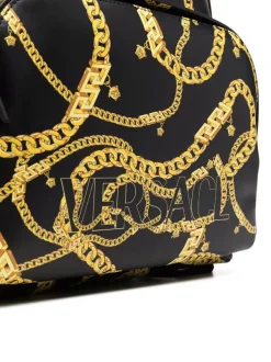 ( Nouvelle Collection ) Versace 5B00V BLACK+GOLD-VERSACEGOLD Sac à Dos Medusa Imprimé Homme -Pas Cher Versace Boutique 17699213 37061772 600