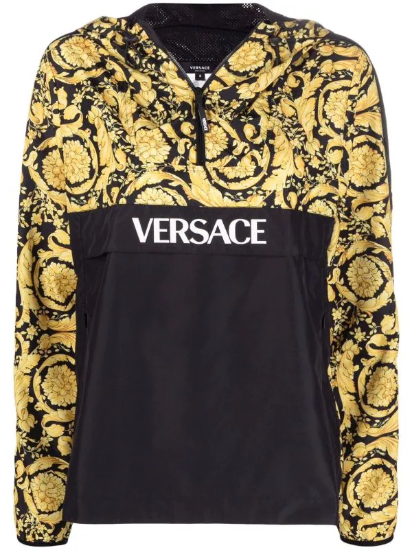 ( Access Edit ) Versace Veste De Sport à Logo Imprimé Femme 1 ( Access Edit ) Versace Veste De Sport à Logo Imprimé Femme
