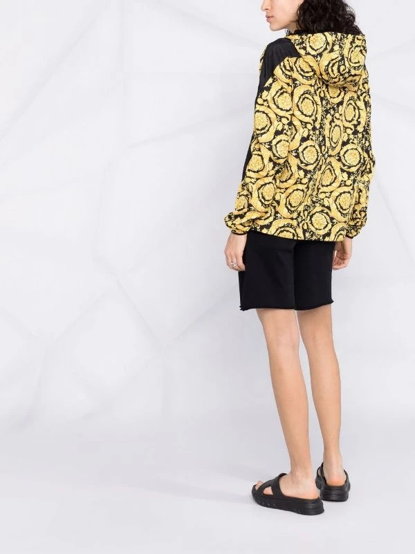 ( Access Edit ) Versace Veste De Sport à Logo Imprimé Femme 4 ( Access Edit ) Versace Veste De Sport à Logo Imprimé Femme – Image 4