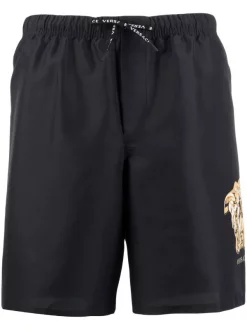 ( Nouvelle Collection ) Versace Short De Bain à Logo Imprimé Homme