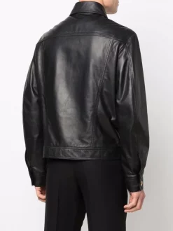 ( Nouvelle Collection ) Versace Veste En Cuir à Boutonnière Homme -Pas Cher Versace Boutique 17713749 37156704 600