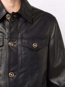 ( Nouvelle Collection ) Versace Veste En Cuir à Boutonnière Homme -Pas Cher Versace Boutique 17713749 37156744 600