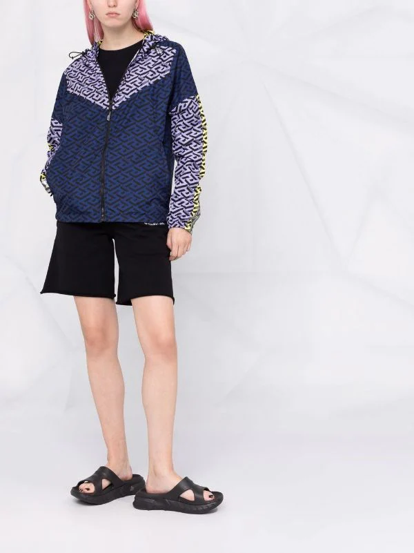 ( Nouvelle Collection ) Versace Veste De Sport La Greca Légère Femme 2 ( Nouvelle Collection ) Versace Veste De Sport La Greca Légère Femme – Image 2