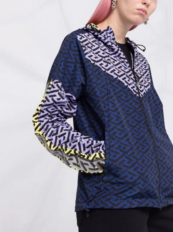 ( Nouvelle Collection ) Versace Veste De Sport La Greca Légère Femme 5 ( Nouvelle Collection ) Versace Veste De Sport La Greca Légère Femme – Image 5