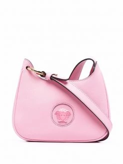 ( Nouvelle Collection ) Versace 1P65V BABYPINK BABYPINK VERSAGEGOLD Petit Sac Porté épaule La Medusa Femme