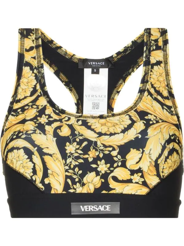 ( Access Edit ) Versace Brassière De Sport à Imprimé Baroque Femme 1 ( Access Edit ) Versace Brassière De Sport à Imprimé Baroque Femme