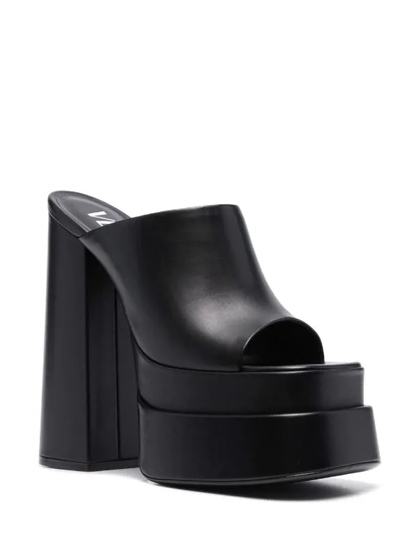 Versace Mules à Talon Haut 165 Mm 1B00V BLACK 2 Versace Mules à Talon Haut 165 Mm 1B00V BLACK – Image 2