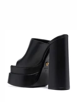 Versace Mules à Talon Haut 165 Mm 1B00V BLACK 6 Versace Mules à Talon Haut 165 Mm 1B00V BLACK -Pas Cher Versace Boutique 17727450 37286328 600