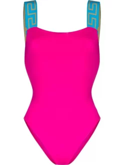 ( Access Edit ) Versace 2P890 Maillot De Bain à Motif Greca Femme