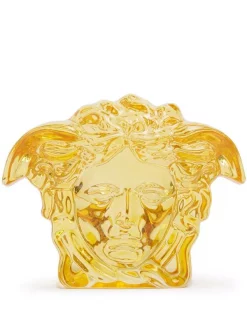 Versace Presse-papier Medusa Lumière à Ornements En Cristal AMBER