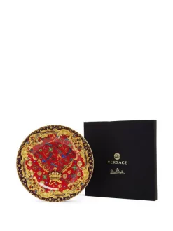 Versace Assiette Barocco Holiday En Porcelaine à Motif Medusa Femme -Pas Cher Versace Boutique 17742017 37518387 600