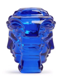 Versace Presse-papier Medusa Lumière à Ornements En Cristal BLUE -Pas Cher Versace Boutique 17742018 37518851 600