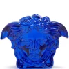 Versace Presse-papier Medusa Lumière à Ornements En Cristal BLUE