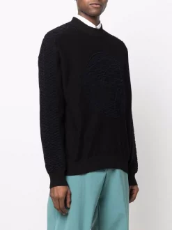 ( Nouvelle Collection ) Versace Sweat En Coton à Imprimé Greca Homme -Pas Cher Versace Boutique 17768455 37496566 600