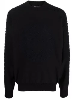 ( Nouvelle Collection ) Versace Sweat En Coton à Imprimé Greca Homme