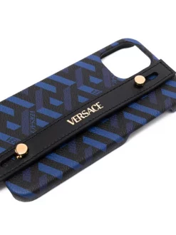 Versace Coque D'iPhone 12/12 Pro La Greca Signature Homme -Pas Cher Versace Boutique 17776741 37594122 600