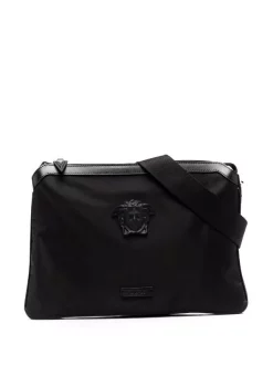 ( Nouvelle Collection ) Versace Pochette D'ordinateur Medusa D41NP BLACK/BLACK/PALLADIUM