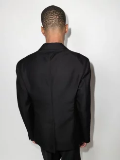 ( Nouvelle Collection ) Versace Blazer à Simple Boutonnage 1B000 BLACK -Pas Cher Versace Boutique 17777379 39152199 600