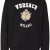 ( Nouvelle Collection ) Versace Sweat à Logo Imprimé 1B000 BLACK