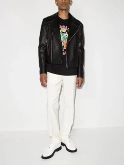 ( Nouvelle Collection ) Versace 1B000 BLACK T-shirt à Logo Imprimé Homme -Pas Cher Versace Boutique 17777409 39477989 600