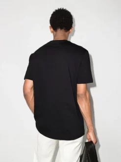 ( Nouvelle Collection ) Versace 1B000 BLACK T-shirt à Logo Imprimé Homme -Pas Cher Versace Boutique 17777409 39477992 600