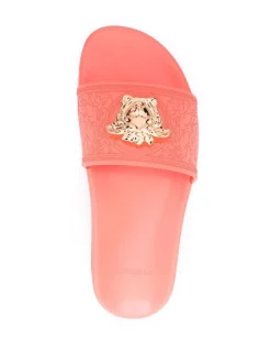 ( Nouvelle Collection ) Versace Claquettes à Plaque Medusa Head Femme -Pas Cher Versace Boutique 17777931 37356893 600