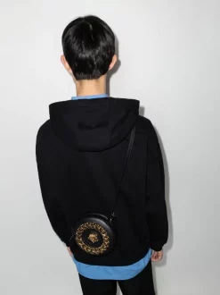 Versace Hoodie à Empiècements Contrastants 1B000 BLACK -Pas Cher Versace Boutique 17778191 39385340 600