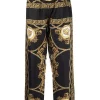 ( Nouvelle Collection ) Versace Pantalon à Imprimé Medusa 5B090 BLACK GOLD