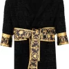 Versace Z4800 BLACK Peignoir à Motif Baroque Homme