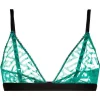 ( Nouvelle Collection ) Versace 1V560 TURQUOISE Brassière Greca Signature En Tulle Femme