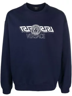 ( Nouvelle Collection ) Versace Pull à Logo Imprimé Homme