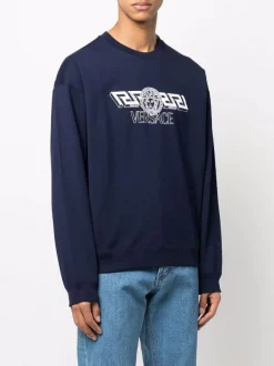 ( Nouvelle Collection ) Versace Pull à Logo Imprimé Homme -Pas Cher Versace Boutique 17786734 37522017 600