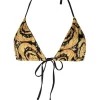Versace Haut De Bikini à Imprimé Baroque A7900 GOLD+PRINT