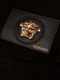 ( Nouvelle Collection ) Versace Jean Bootcut à Plaque Medusa 1D040 NERO -Pas Cher Versace Boutique 17796950 37401062 600