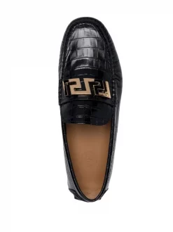 Versace Mocassins à Plaque Greca 1B00V BLACK -Pas Cher Versace Boutique 17800464 37493920 600