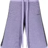 ( Nouvelle Collection ) Versace 1L720 LILAC Short La Greca En Maille Homme