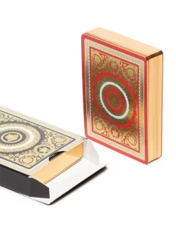 Versace Cartes à Imprimé Baroque Z7603 NERO-ORO-BIANCO-ROSSO -Pas Cher Versace Boutique 17805513 37486999 600