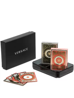 Versace Cartes à Imprimé Baroque Z7603 NERO-ORO-BIANCO-ROSSO