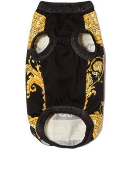 Versace Z7011 NERO-ORO VERS MEDUSA MED DOG COAT Femme