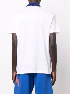 ( Nouvelle Collection ) Versace Polo à Imprimé La Greca 1W000 OPTICAL WHITE -Pas Cher Versace Boutique 17807680 37971097 600