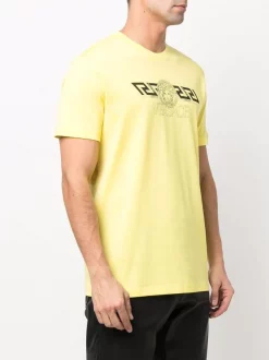 ( Nouvelle Collection ) Versace 1Y500 GIALLO T-shirt Medusa à Imprimé Graphique Homme -Pas Cher Versace Boutique 17813861 37502943 600