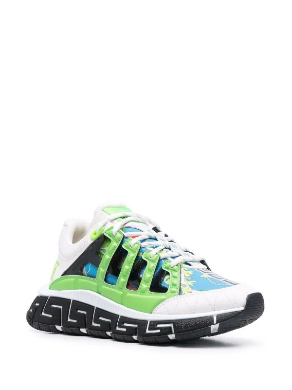 ( Nouvelle Collection ) Versace Baskets à Semelle Greca 6V250 2 ( Nouvelle Collection ) Versace Baskets à Semelle Greca 6V250 – Image 2